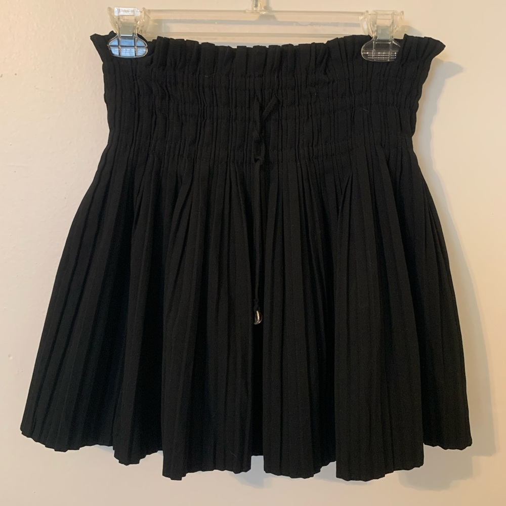 Zara Black High Waisted Skort